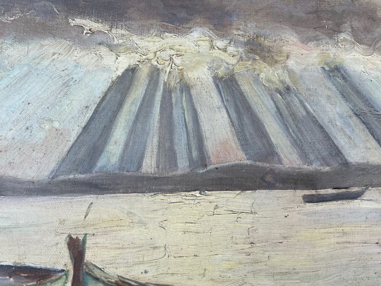 Les barques en bord de mer 
