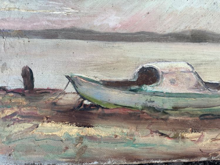 Les barques en bord de mer 