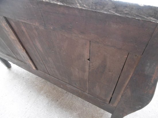 Commode tombeau époque Louis XV  XVIIIe siècle