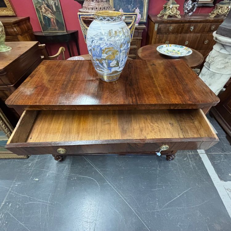 Antica credenza servante Carlo X in noce Lastronata primi 800 restaurata !Mis  cm 128 x cm 62 h 86 
