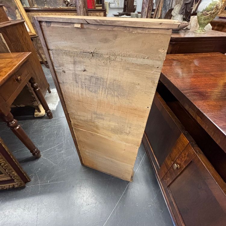 Antica credenza servante Carlo X in noce Lastronata primi 800 restaurata !Mis  cm 128 x cm 62 h 86 