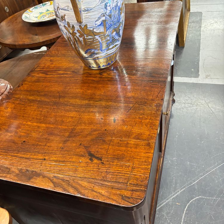Antica credenza servante Carlo X in noce Lastronata primi 800 restaurata !Mis  cm 128 x cm 62 h 86 