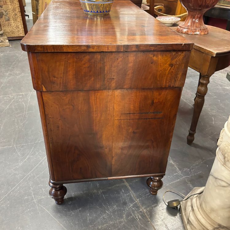 Antica credenza servante Carlo X in noce Lastronata primi 800 restaurata !Mis  cm 128 x cm 62 h 86 