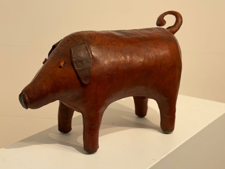 A leather Pig of Dimitri Omersa