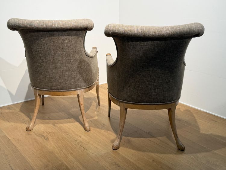 Paire de chaises françaises vintage