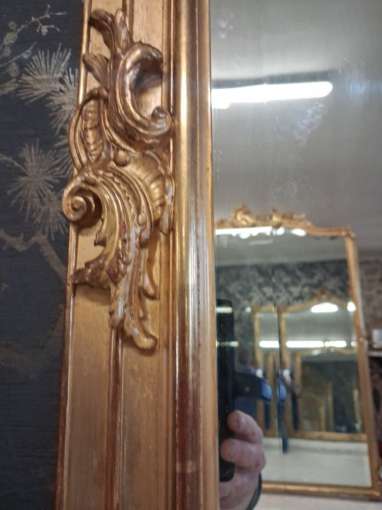Specchio dell'epoca di Napoleone III, 203 x 139 cm