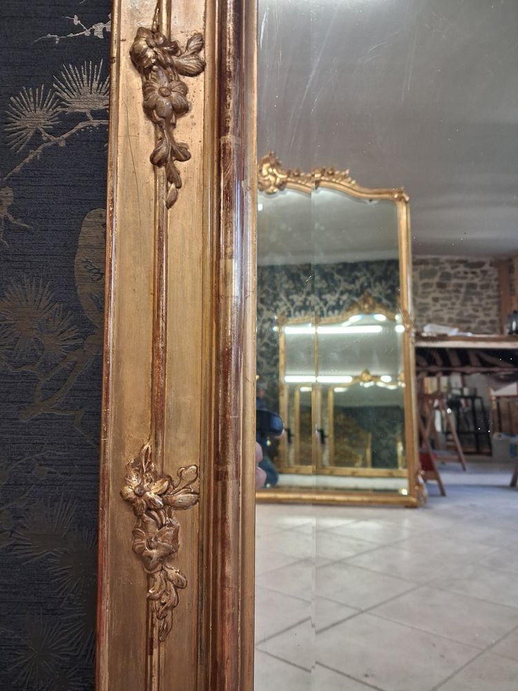 Specchio dell'epoca di Napoleone III, 203 x 139 cm