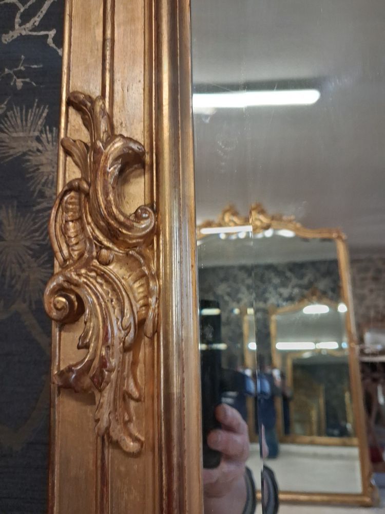 Specchio dell'epoca di Napoleone III, 203 x 139 cm