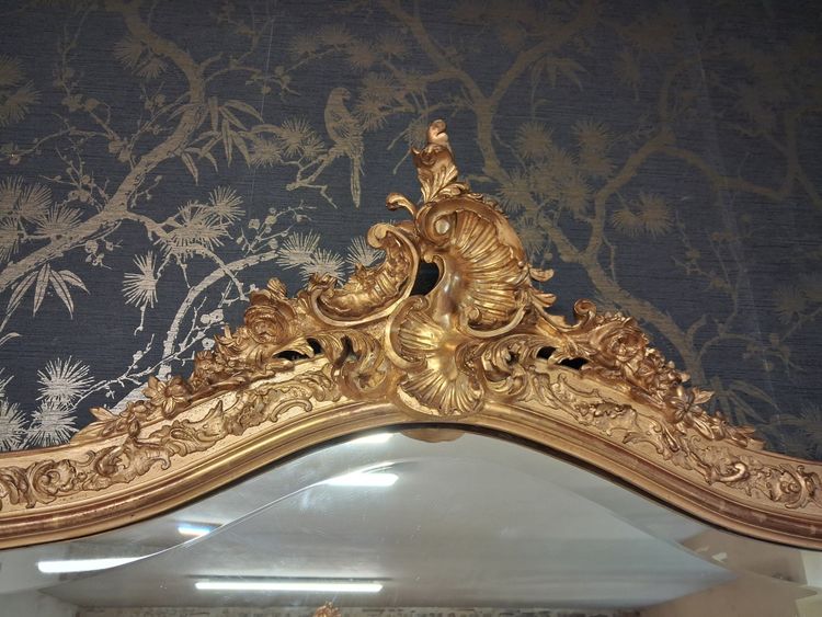 Specchio dell'epoca di Napoleone III, 203 x 139 cm