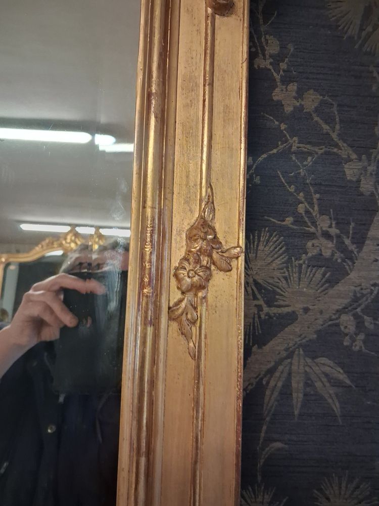 Specchio dell'epoca di Napoleone III, 203 x 139 cm