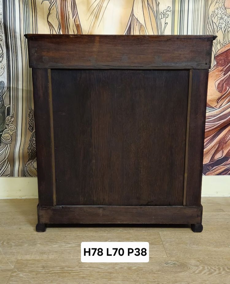 Consolle in stile Impero – Mogano – 1 cassetto – XIX secolo
