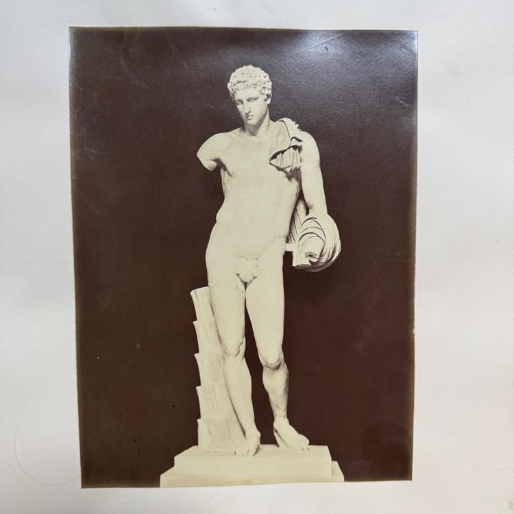 Immagine all'albumina di Antinoo - Musei Vaticani