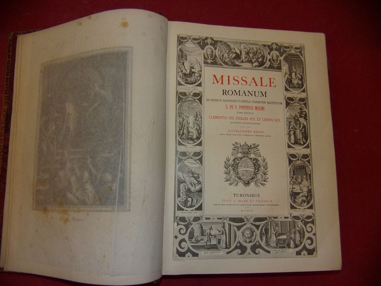 Mass book from the late 19th century.