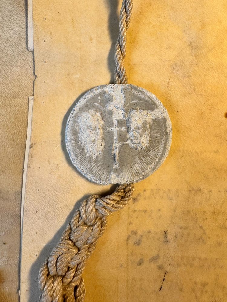 Bull Of Pius IX (1792-1878) with His Seal - 19th century
