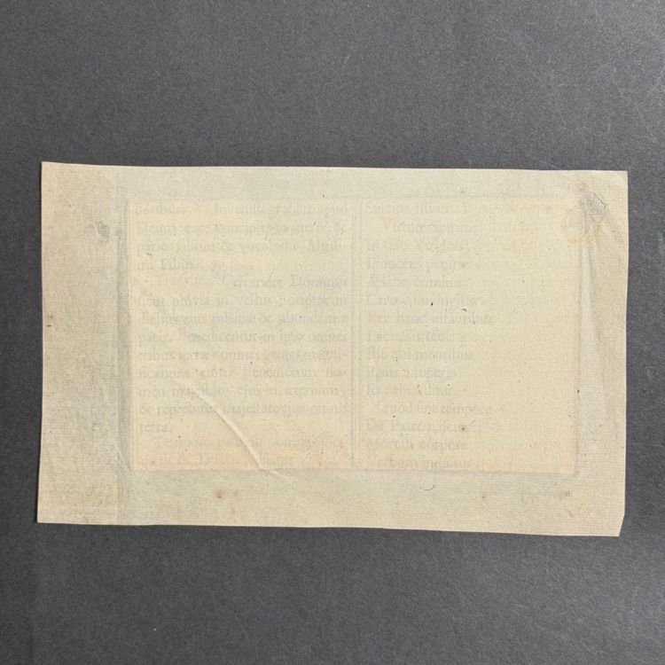 Gravure XVIIe représentant l'Annonciation par Parrorsel