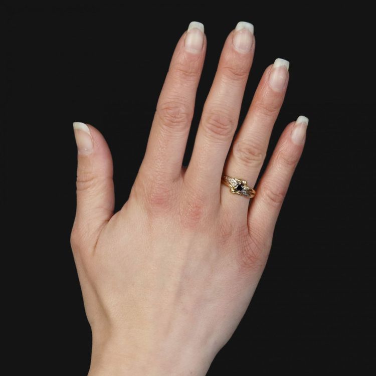 Gebrauchter Ring Saphir