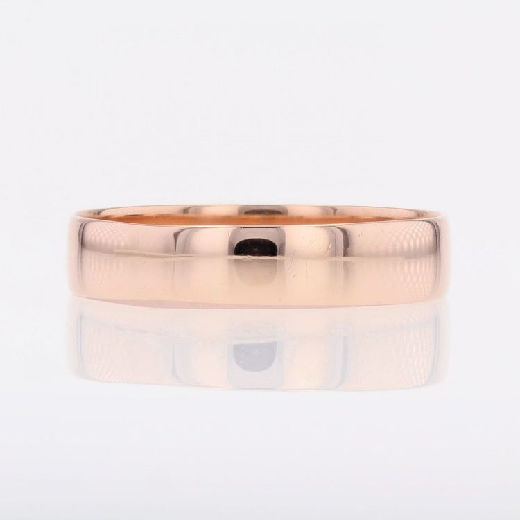 Anello nuziale da uomo in oro rosa