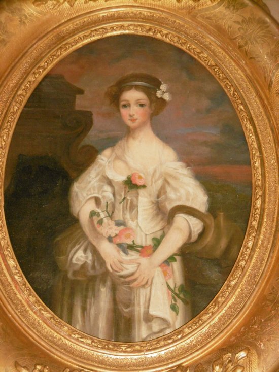 Oil On Canvas Portrait XIX ème