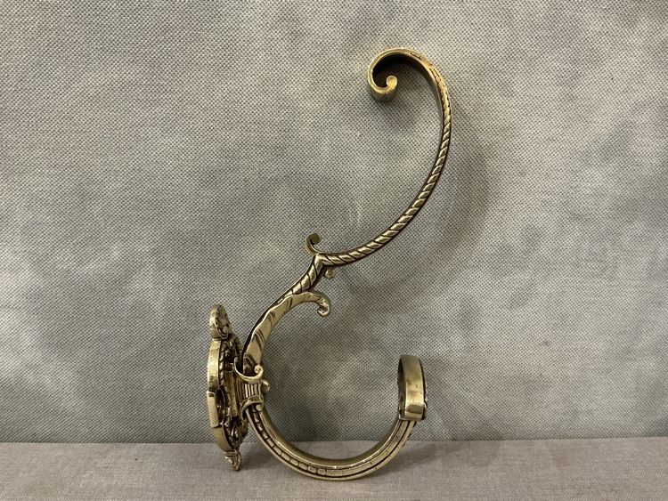 19th century bronze coat rack and coat hook