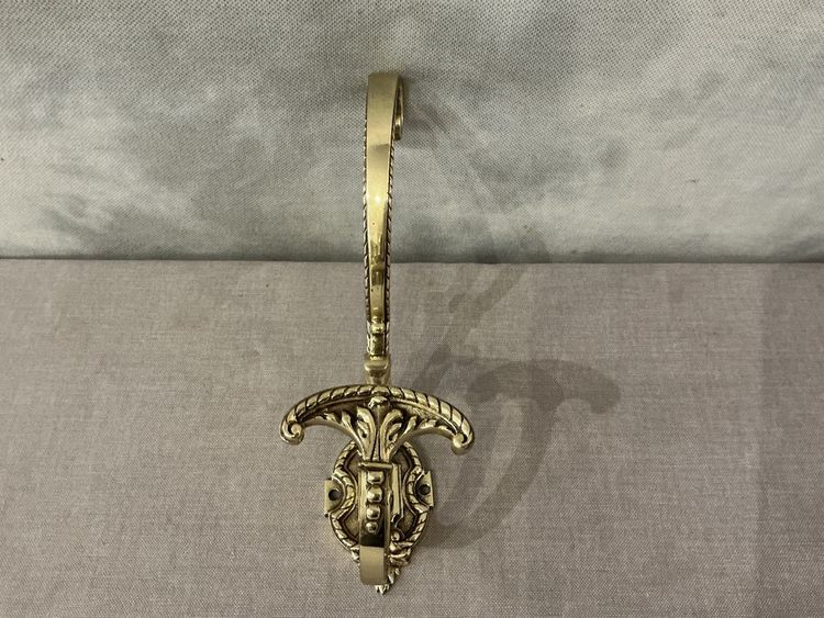 19th century bronze coat rack and coat hook