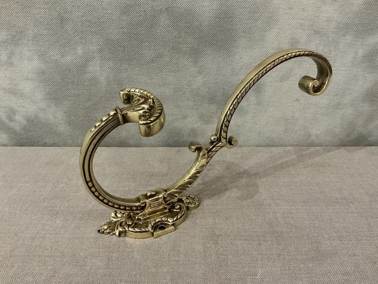 19th century bronze coat rack and coat hook