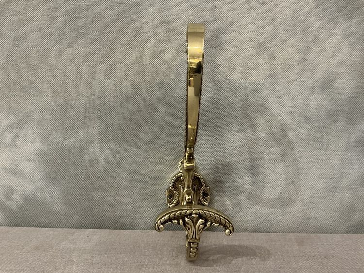 19th century bronze coat rack and coat hook