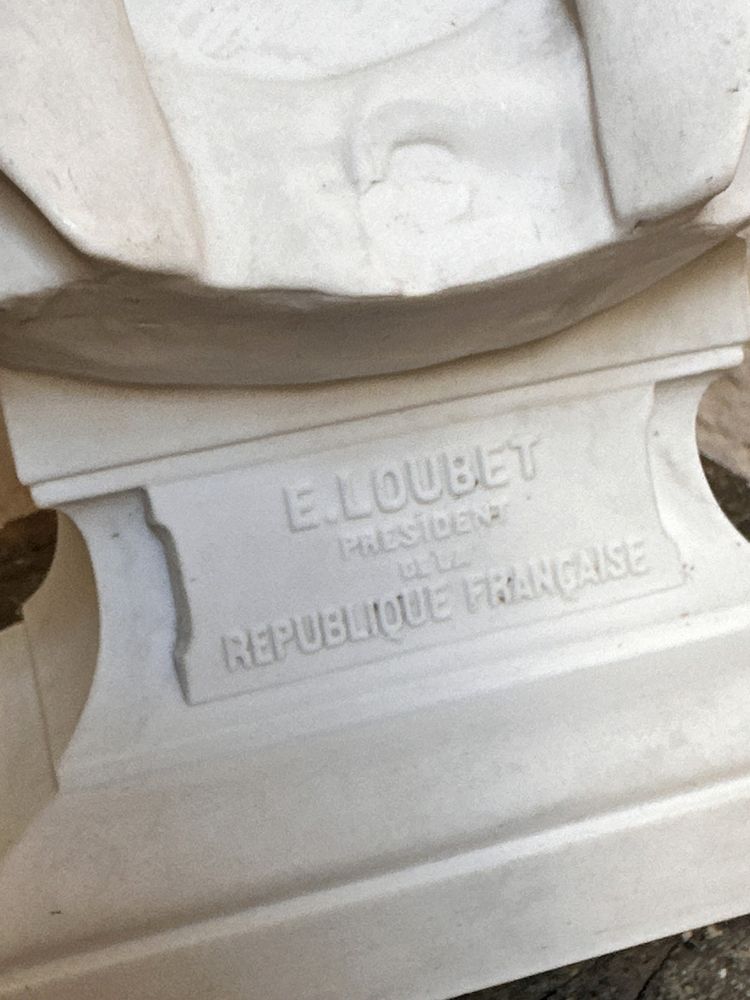 Büste von Präsident Loubet - Denys Puech - Biscuit de Sèvres