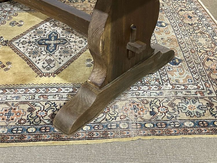 Klostertisch aus Ulme aus den 70er Jahren