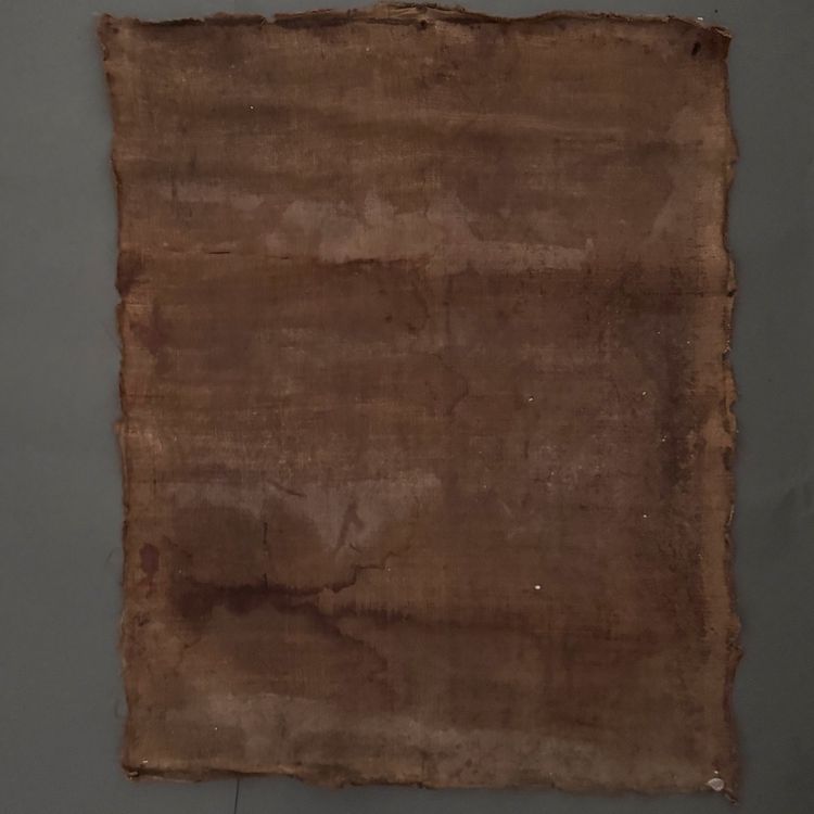 Ölgemälde aus dem 17. Jahrhundert auf Leinwand, das einen Heiligen oder einen Krieger darstellt.
