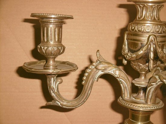 Pair Of Candlesticks Louis XVI