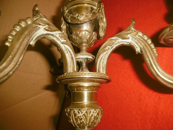 Pair Of Candlesticks Louis XVI