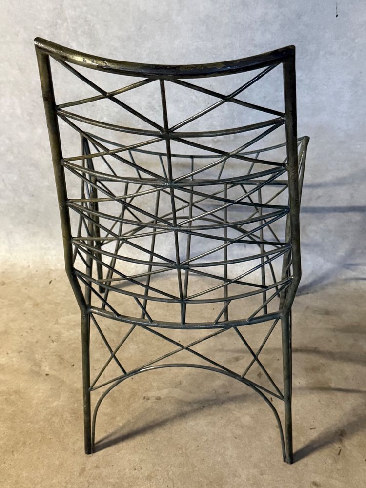 Metal garden chair