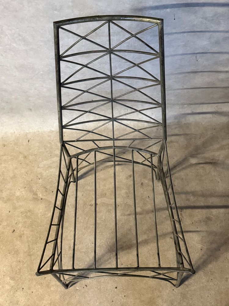 Metal garden chair