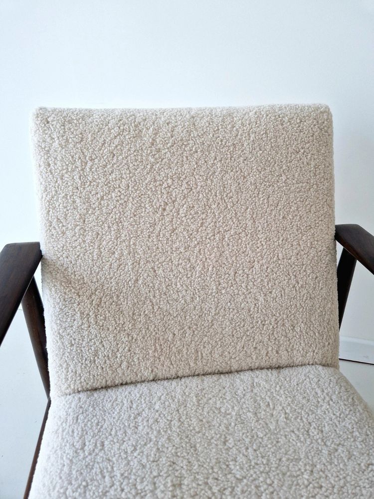 Fauteuil lounge Mid-Century, chaise danoise en afromosia