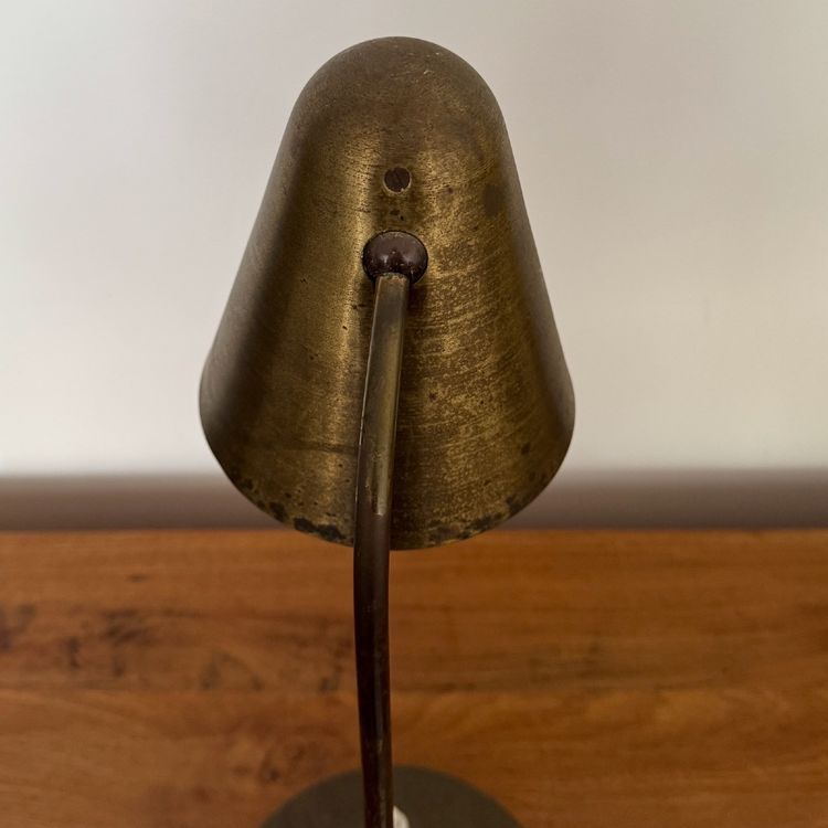 Table lamp by Jacques Biny 1950 gilded metal
