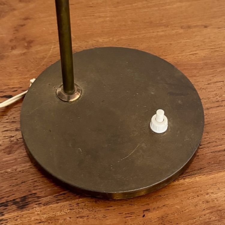 Table lamp by Jacques Biny 1950 gilded metal