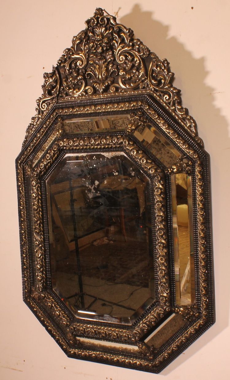Large 19th Century Mirror - Netherlands