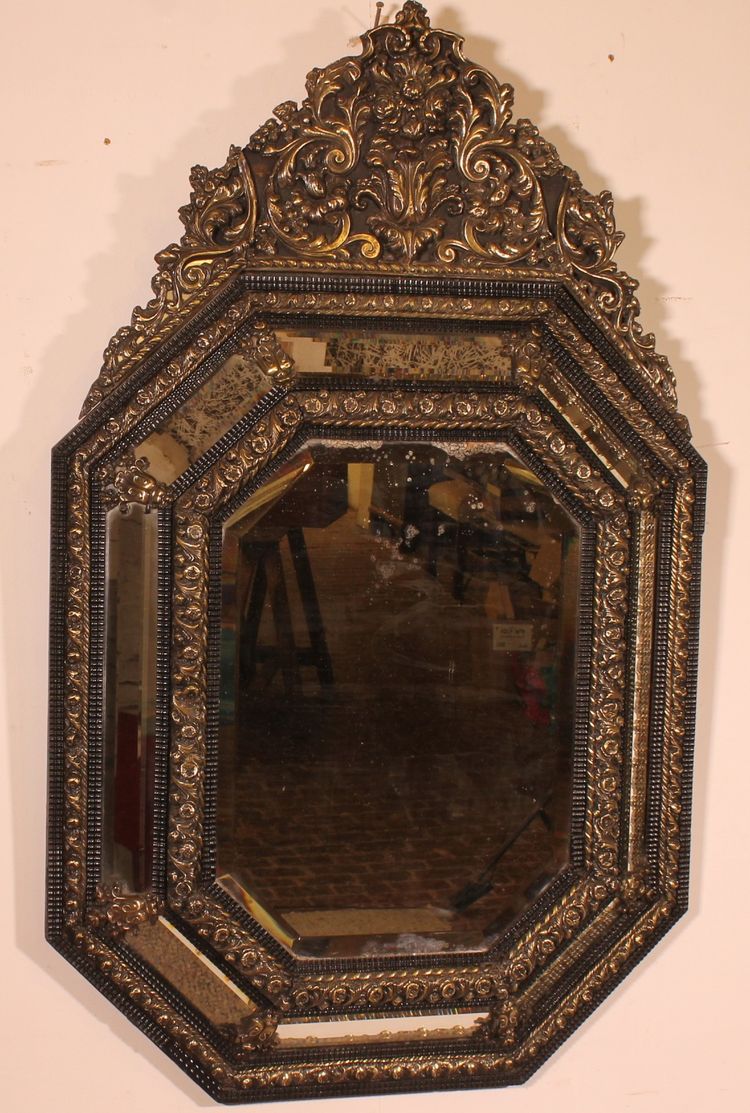 Large 19th Century Mirror - Netherlands