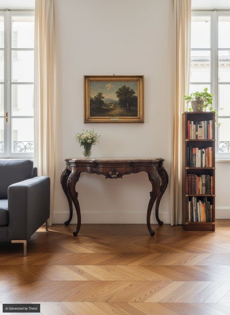 Console en noyer, Vénétie, XVIIIe siècle