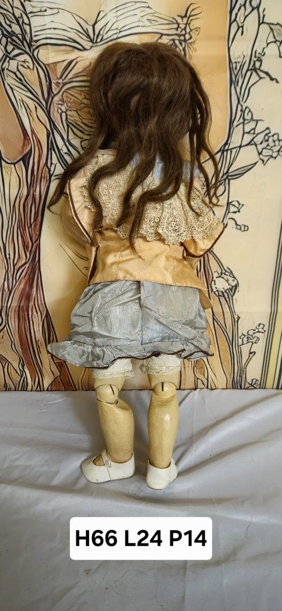 France-ET-Poupée tête porcelaine marquée en creux UNIS FRANCE 71/140