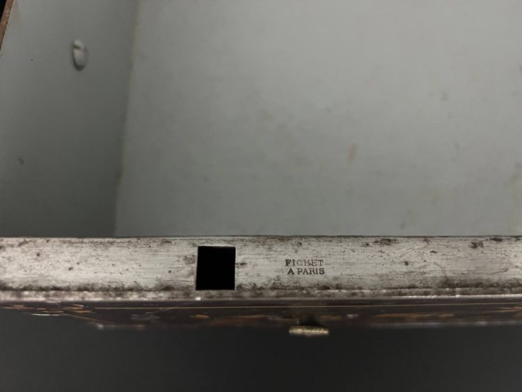 Antique Fichet safe in Paris with double security