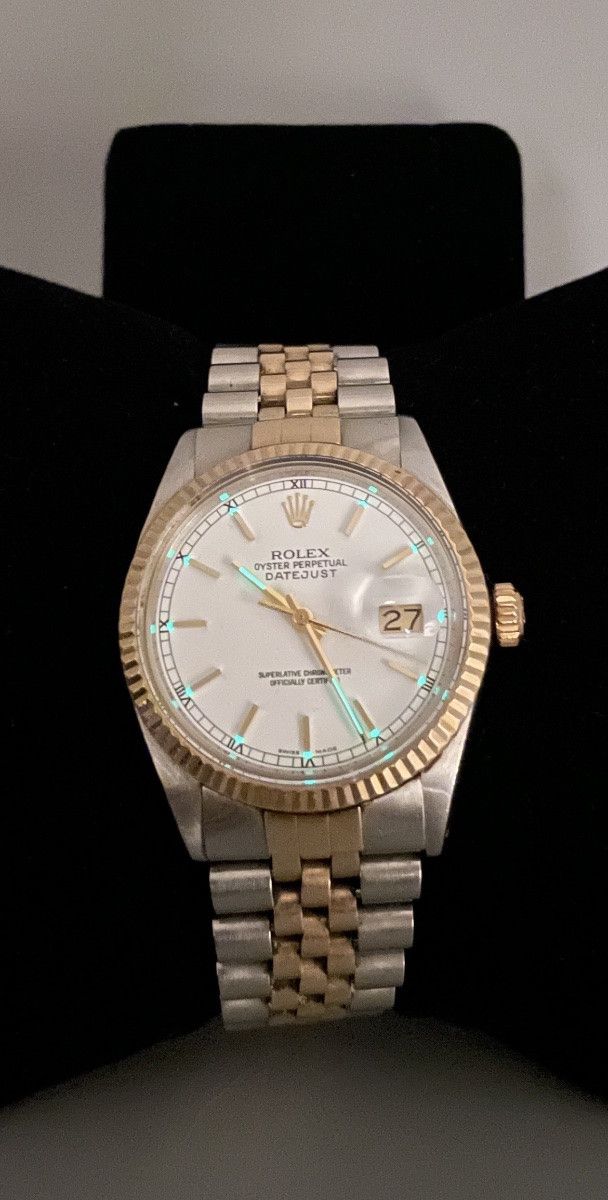 Rolex Datejust 36 Oro/Acciaio - Bracciale Jubilee - Quadrante bianco - Swiss Made