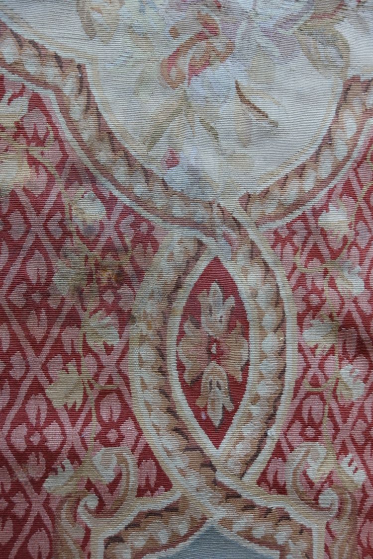 Grand tapis d'Aubusson de style néoclassique - 371cm x 264cm