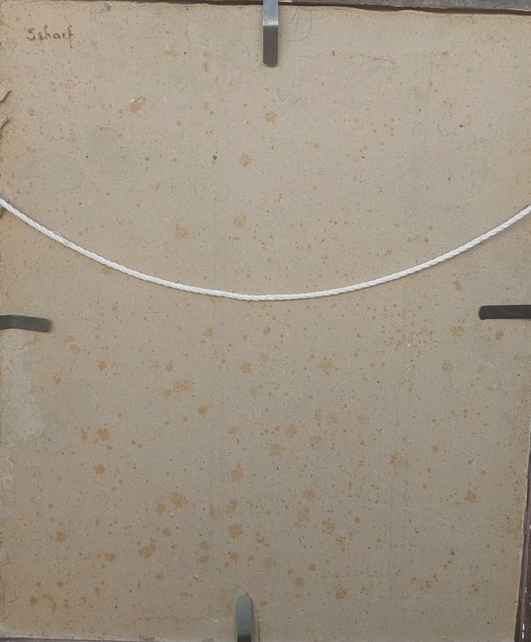 Viktor SCHARF - (1872 - 1943) - Portrait d'homme - Huile sur panneau -