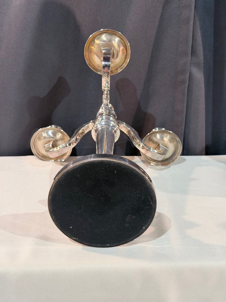 Christofle candelabra - Chenonceau model - Silver-plated metal