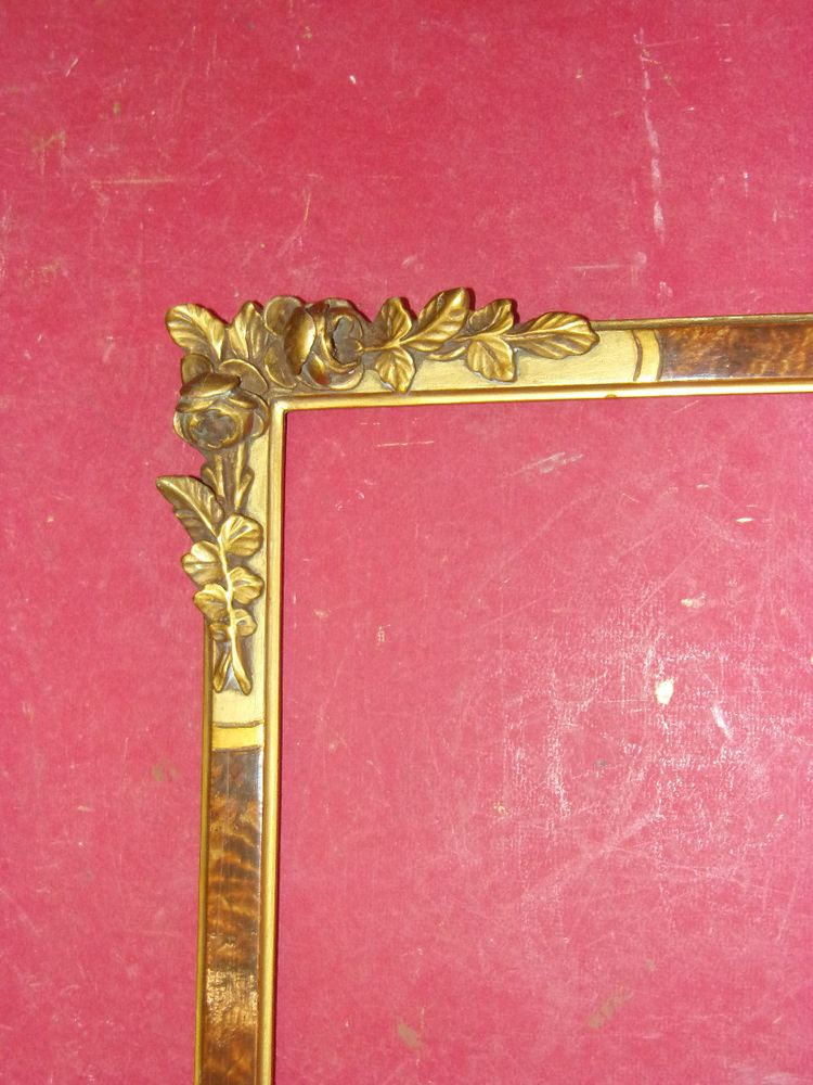 Wooden Frame From The Early 20th Century, Art Nouveau.