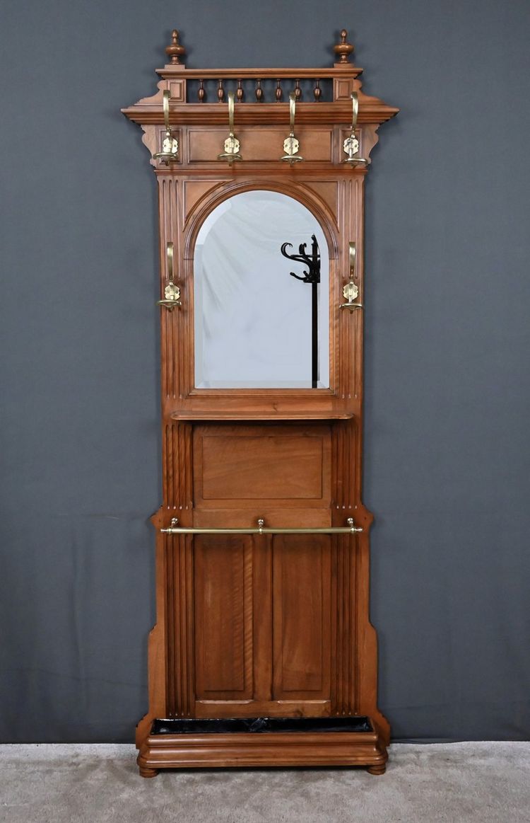 Appendiabiti in rovere - 1900