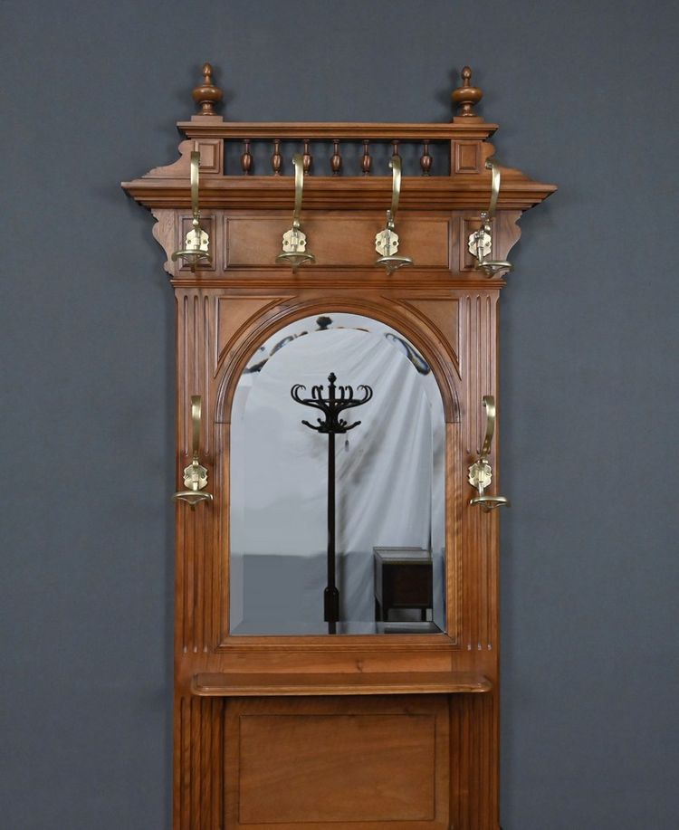 Appendiabiti in rovere - 1900