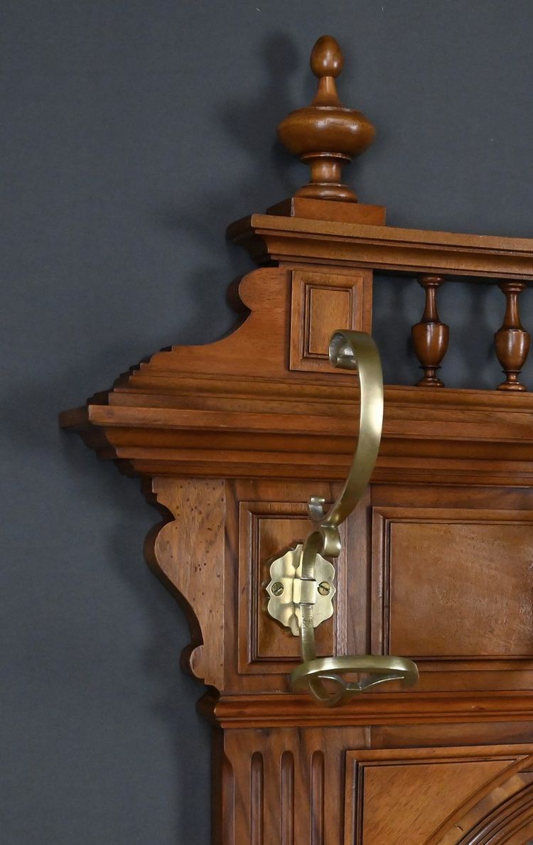 Appendiabiti in rovere - 1900