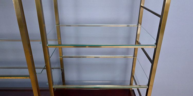 Rara libreria laccata attribuita a Guy Lefèvre, Maison Jansen - 1970